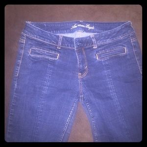 American Eagle hipster flare jeans